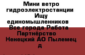 Мини ветро-гидроэлектростанции. Ищу единомышленников. - Все города Работа » Партнёрство   . Ненецкий АО,Пылемец д.